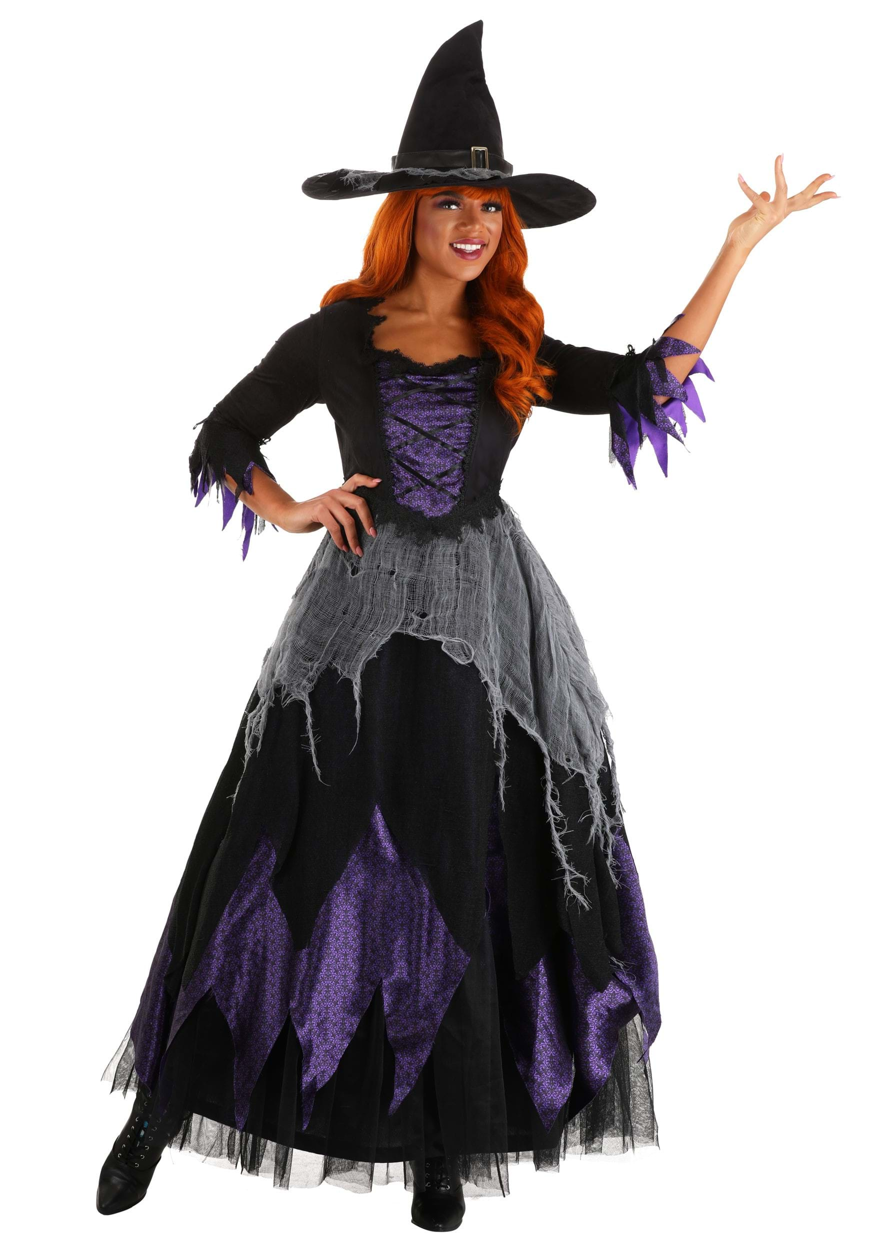 Image of Midnight Purple Witch Women's Costume ID FUN3768AD-L