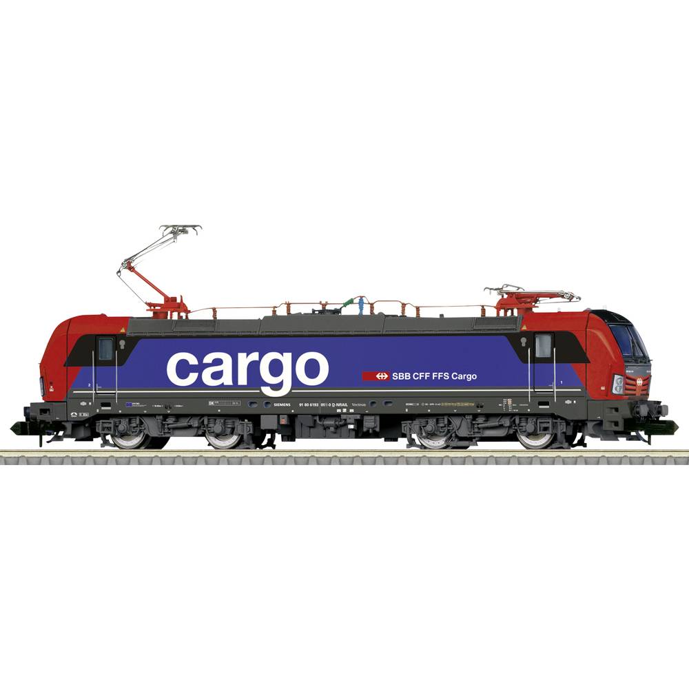 Image of MiniTrix 16837 N series 193 Vectron electric locomotive of SBB