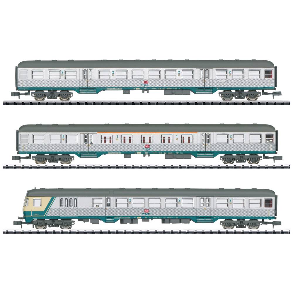 Image of MiniTrix 18263 N wagon set Silberlinge of DB AG MHI