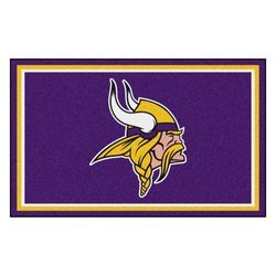 Image of Minnesota Vikings Floor Rug - 4x6