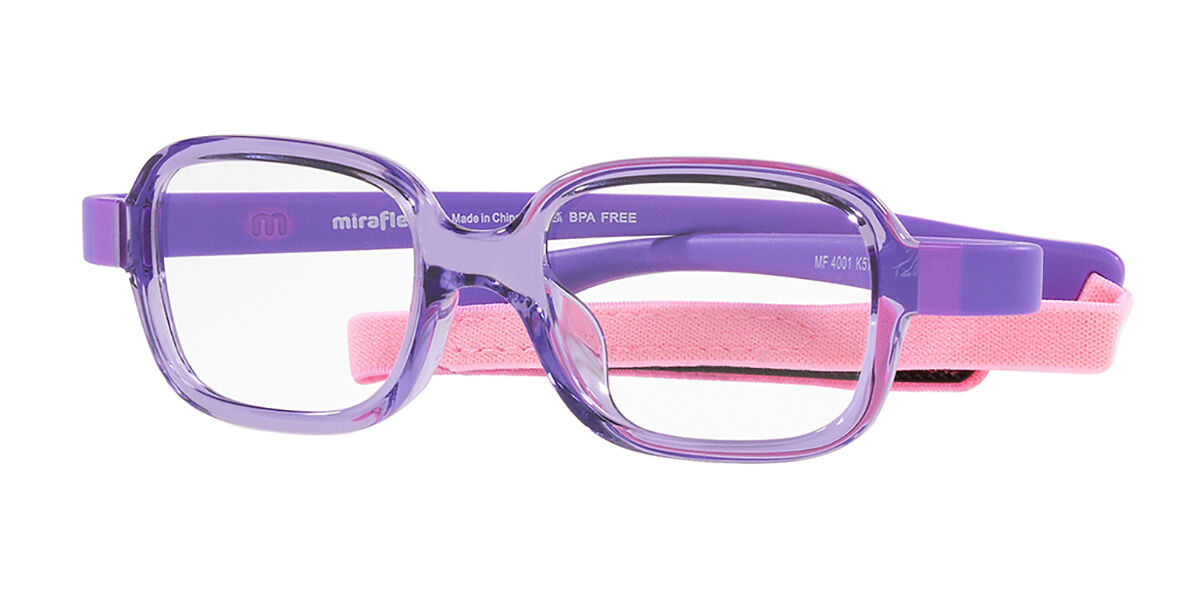 Image of Miraflex MF4001 para Criança K572 Óculos de Grau Purple para Criança BRLPT
