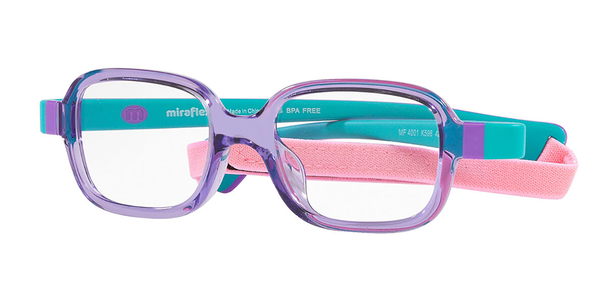 Image of Miraflex MF4001 para Criança K596 Óculos de Grau Purple para Criança BRLPT