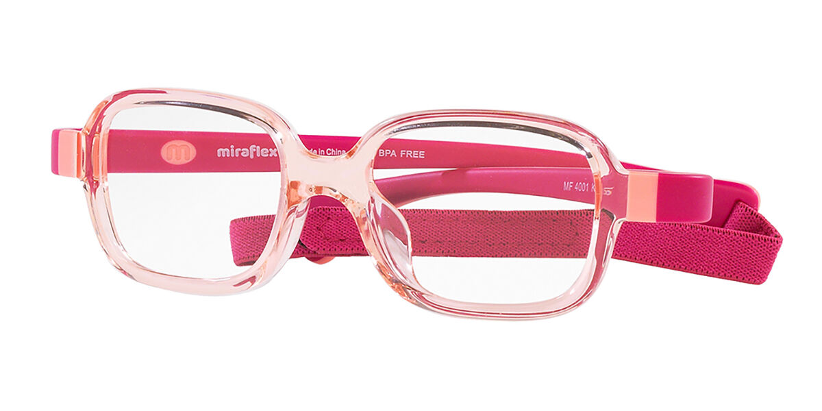 Image of Miraflex MF4001 para Criança K601 Óculos de Grau Cor-de-Rosa para Criança BRLPT