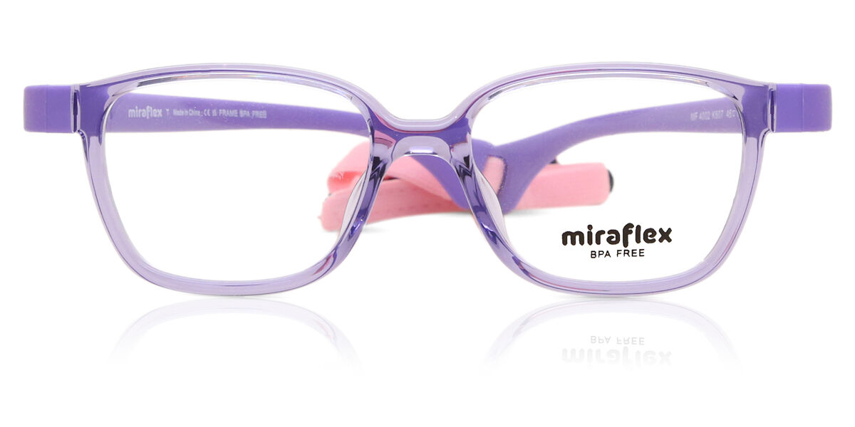 Image of Miraflex MF4002 para Criança K607 Óculos de Grau Purple para Criança BRLPT