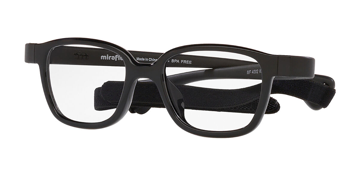 Image of Miraflex MF4002 para Criança K609 Óculos de Grau Pretos para Criança BRLPT