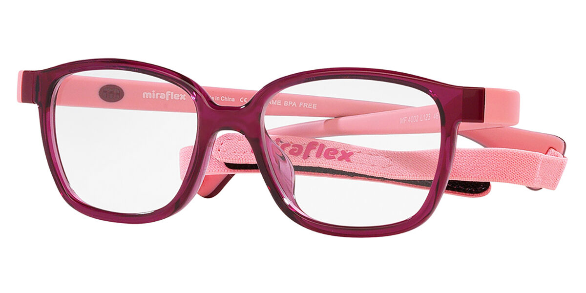 Image of Miraflex MF4002 para Criança L123 Óculos de Grau Vermelhos para Criança BRLPT