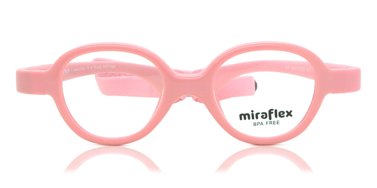 Image of Miraflex MF4003 para Criança K573 Óculos de Grau Cor-de-Rosa para Criança BRLPT