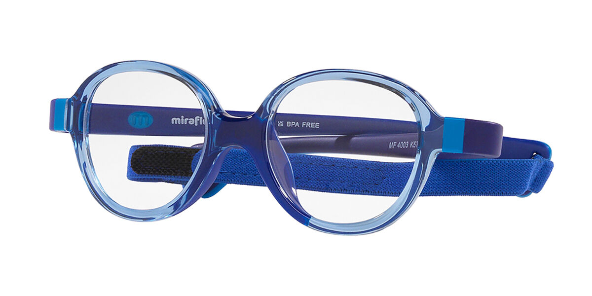 Image of Miraflex MF4003 para Criança K574 Óculos de Grau Azuis para Criança BRLPT