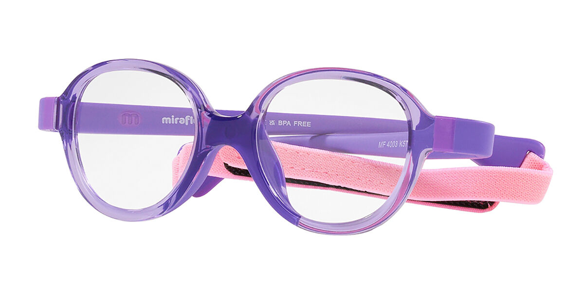 Image of Miraflex MF4003 para Criança K575 Óculos de Grau Purple para Criança BRLPT