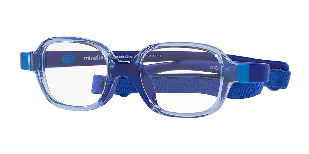 Image of Miraflex MF4004 Enfant K616 40 Lunettes De Vue Enfant Bleues (Seulement Monture) FR