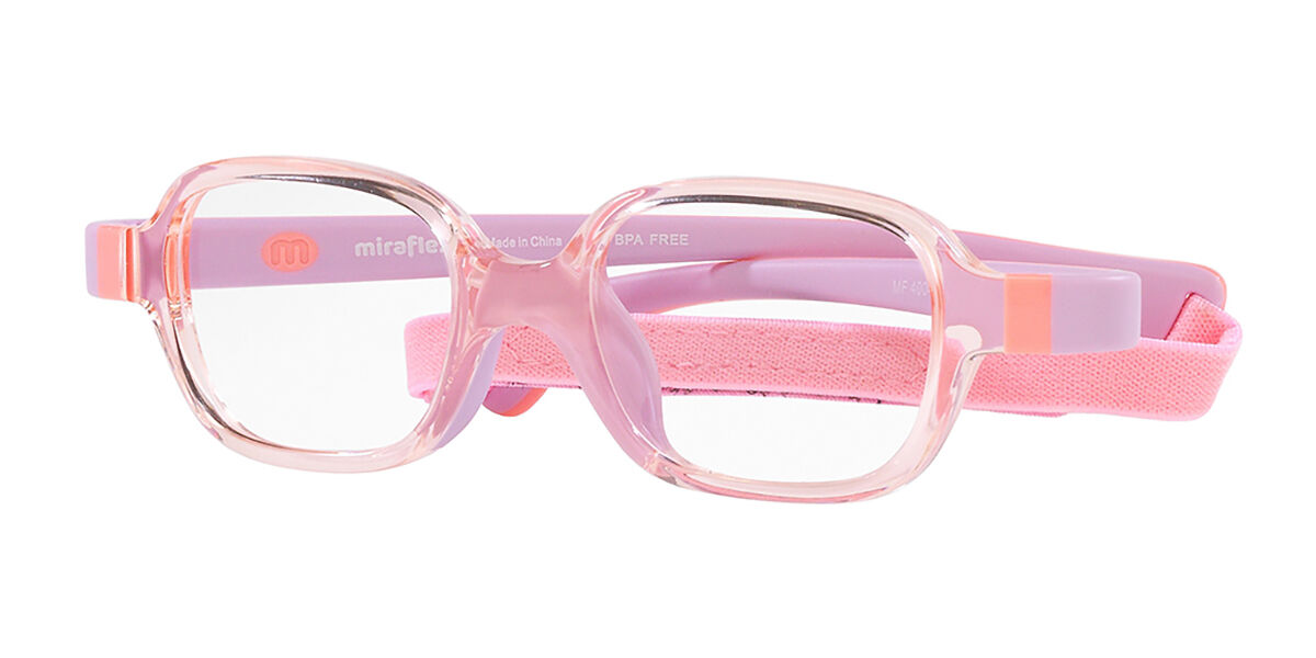 Image of Miraflex MF4004 para Criança K618 Óculos de Grau Cor-de-Rosa para Criança BRLPT