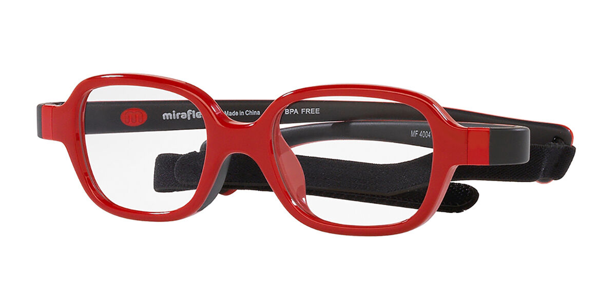 Image of Miraflex MF4004 para Criança K624 Óculos de Grau Vermelhos para Criança BRLPT