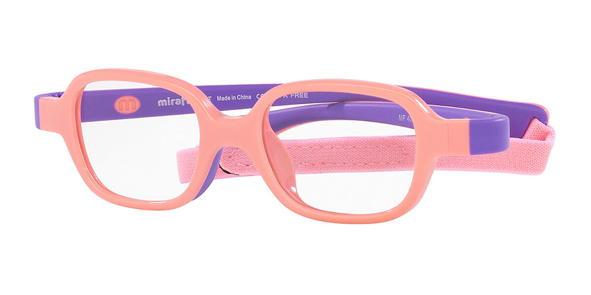 Image of Miraflex MF4004 para Criança K625 Óculos de Grau Cor-de-Rosa para Criança BRLPT