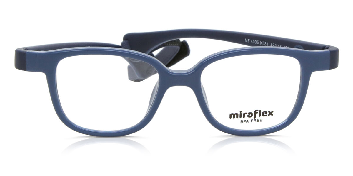 Image of Miraflex MF4005 para Criança K581 Óculos de Grau Azuis para Criança BRLPT