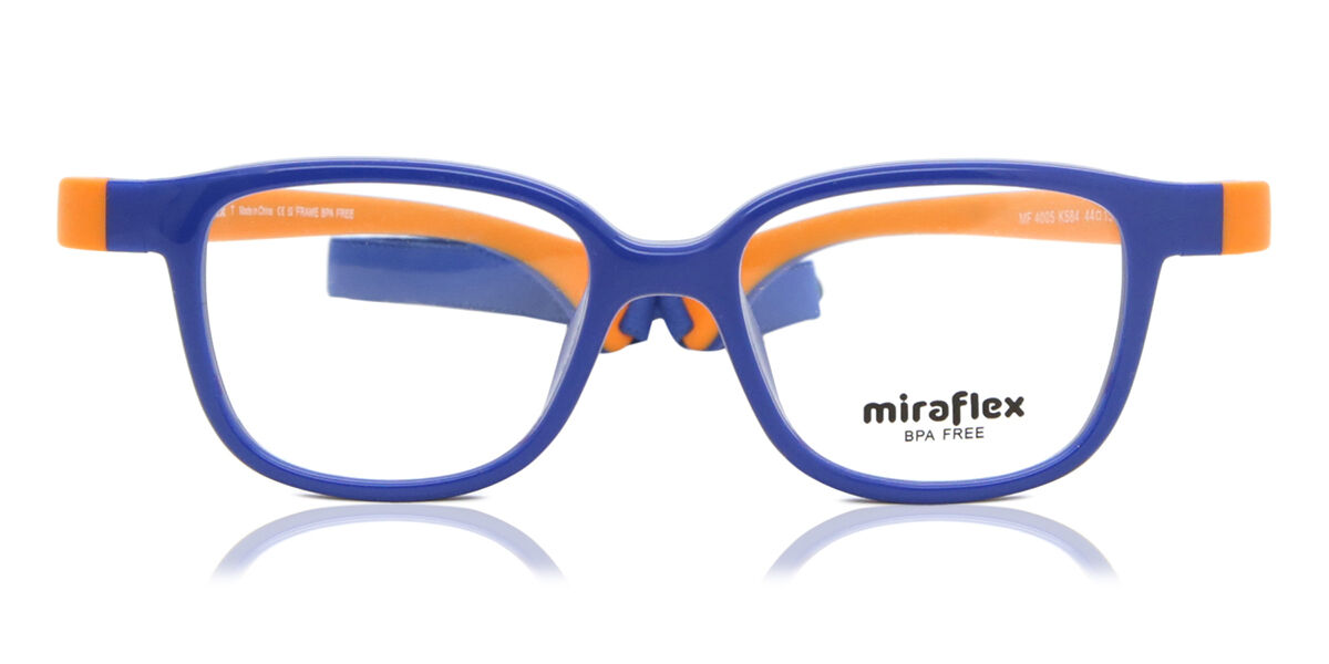 Image of Miraflex MF4005 para Criança K584 Óculos de Grau Azuis para Criança BRLPT