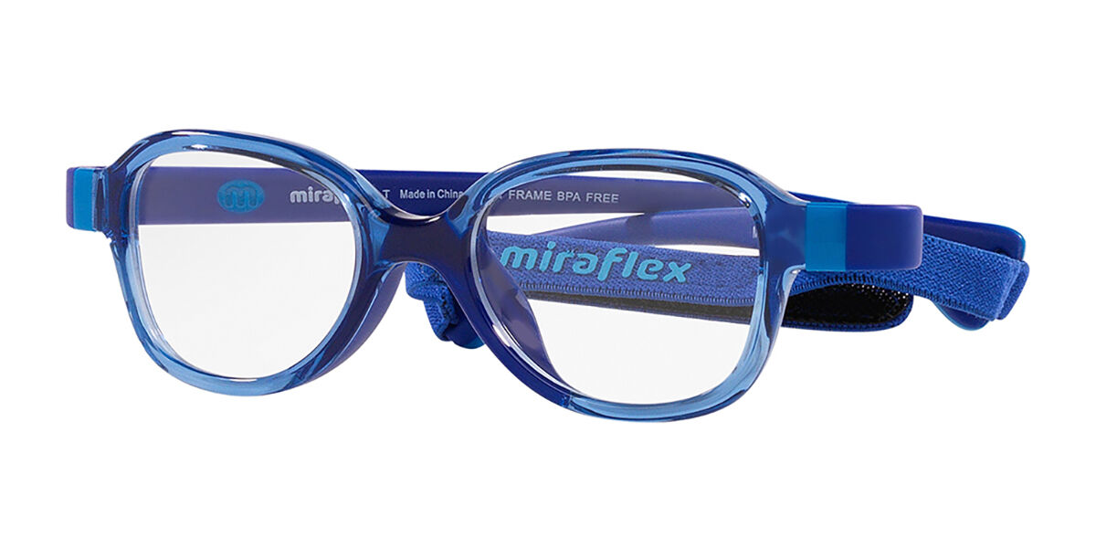 Image of Miraflex MF4006 Enfant L121 40 Lunettes De Vue Enfant Bleues (Seulement Monture) FR