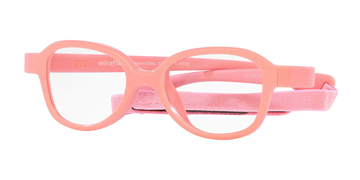 Image of Miraflex MF4006 para Criança K586 Óculos de Grau Cor-de-Rosa para Criança BRLPT