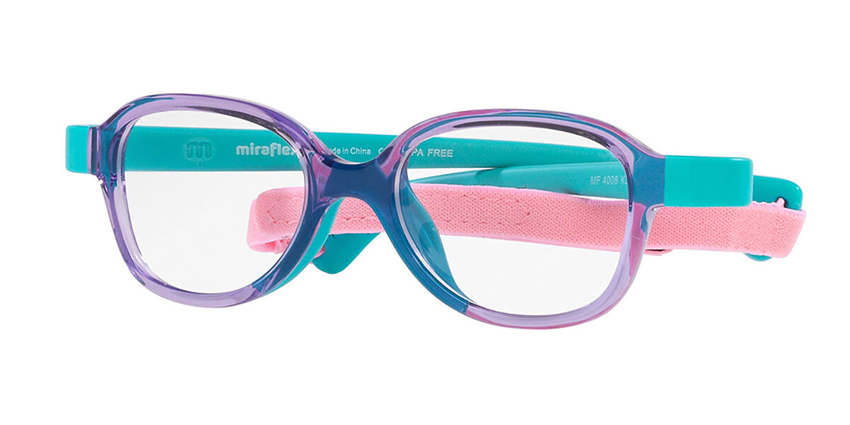 Image of Miraflex MF4006 para Criança K589 Óculos de Grau Purple para Criança BRLPT