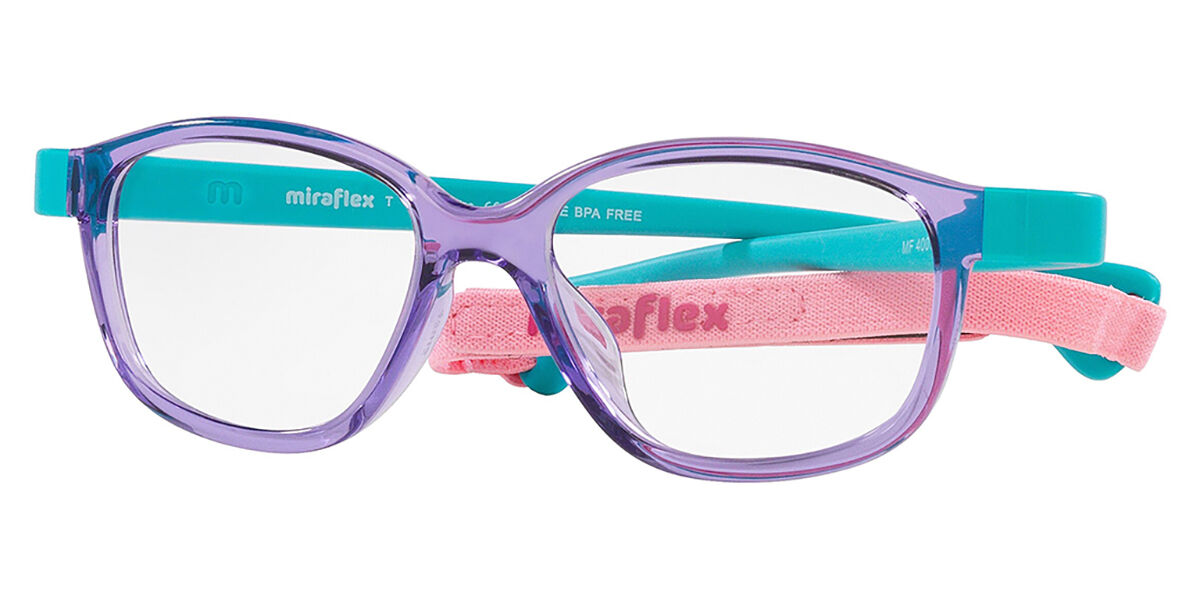 Image of Miraflex MF4007 para Criança L140 Óculos de Grau Purple para Criança BRLPT