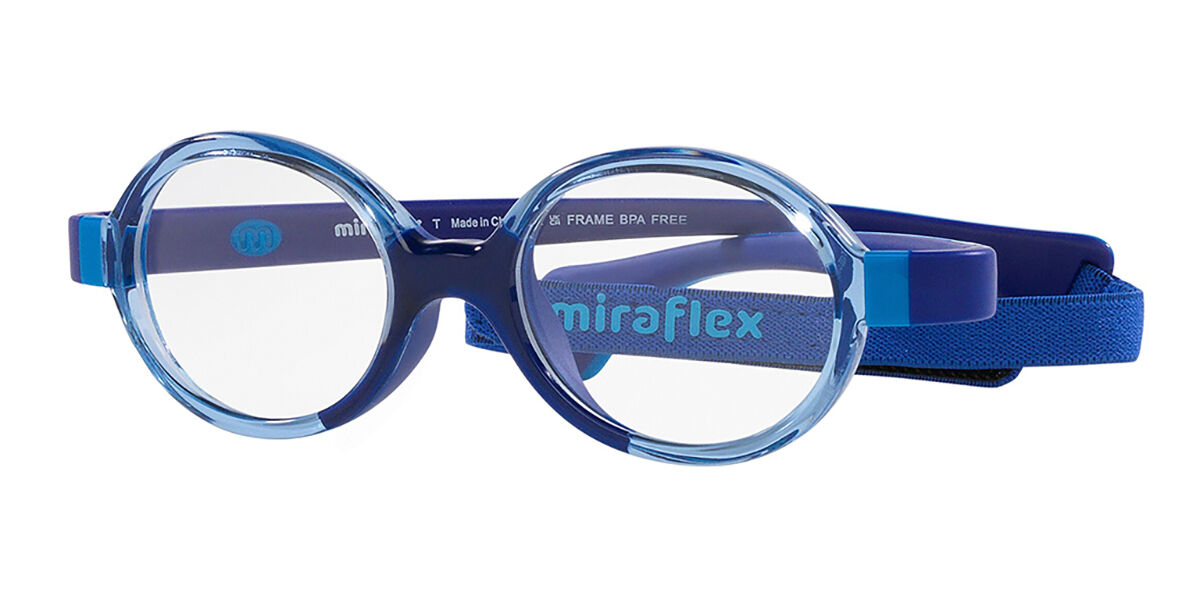 Image of Miraflex MF4008 Enfant L126 38 Lunettes De Vue Enfant Bleues (Seulement Monture) FR