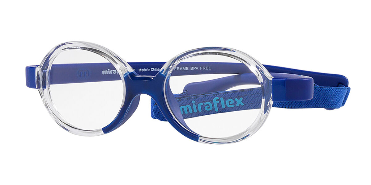 Image of Miraflex MF4008 Enfant L131 40 Lunettes De Vue Enfant Bleues (Seulement Monture) FR