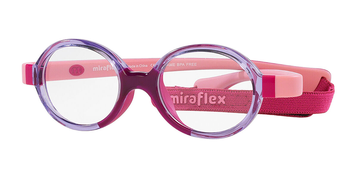 Image of Miraflex MF4008 para Criança L128 Óculos de Grau Purple para Criança BRLPT