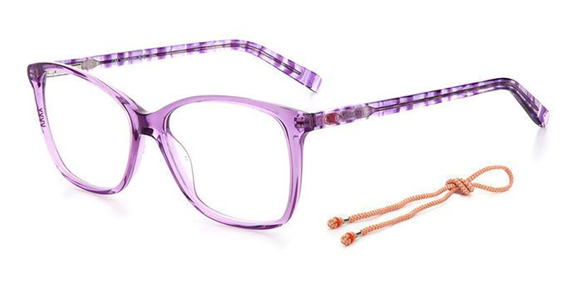 Image of Missoni MMI 0010 B3V Óculos de Grau Purple Feminino PRT