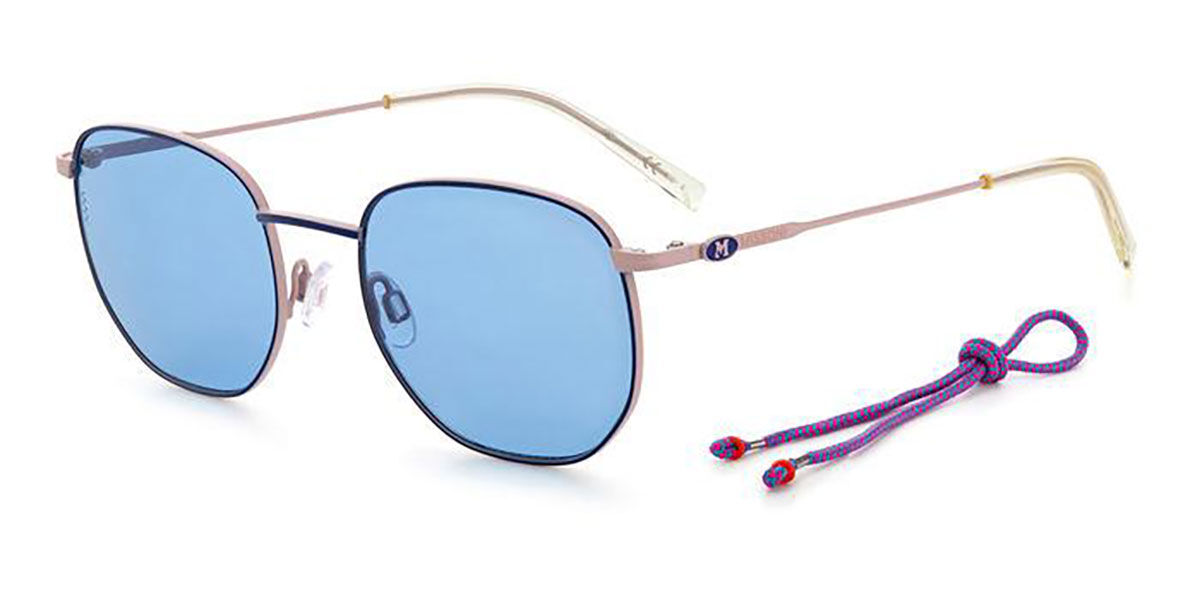 Image of Missoni MMI 0055/S 1ZN/KU 52 Lunettes De Soleil Femme Bleues FR