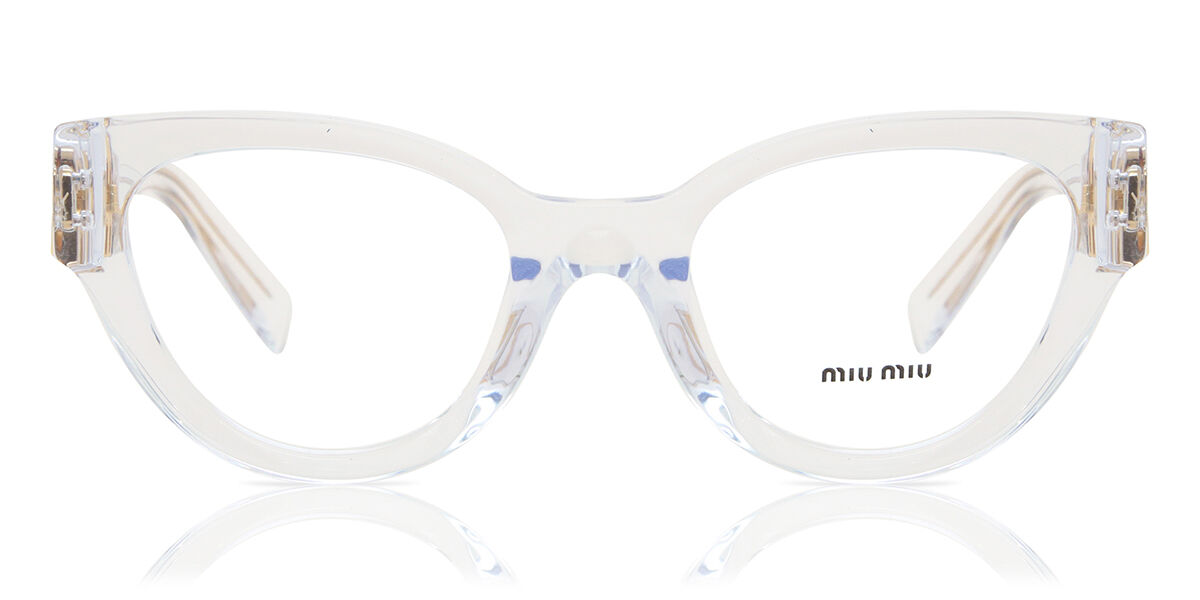 Image of Miu Miu MU01VV 2AZ1O1 52 Przezroczyste Damskie Okulary Korekcyjne PL