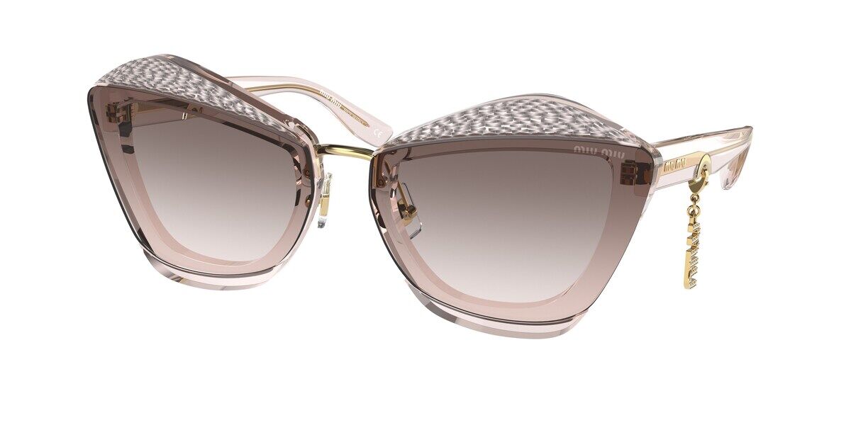 Image of Miu Miu MU01XS 09N4K0 Óculos de Sol Marrons Feminino BRLPT