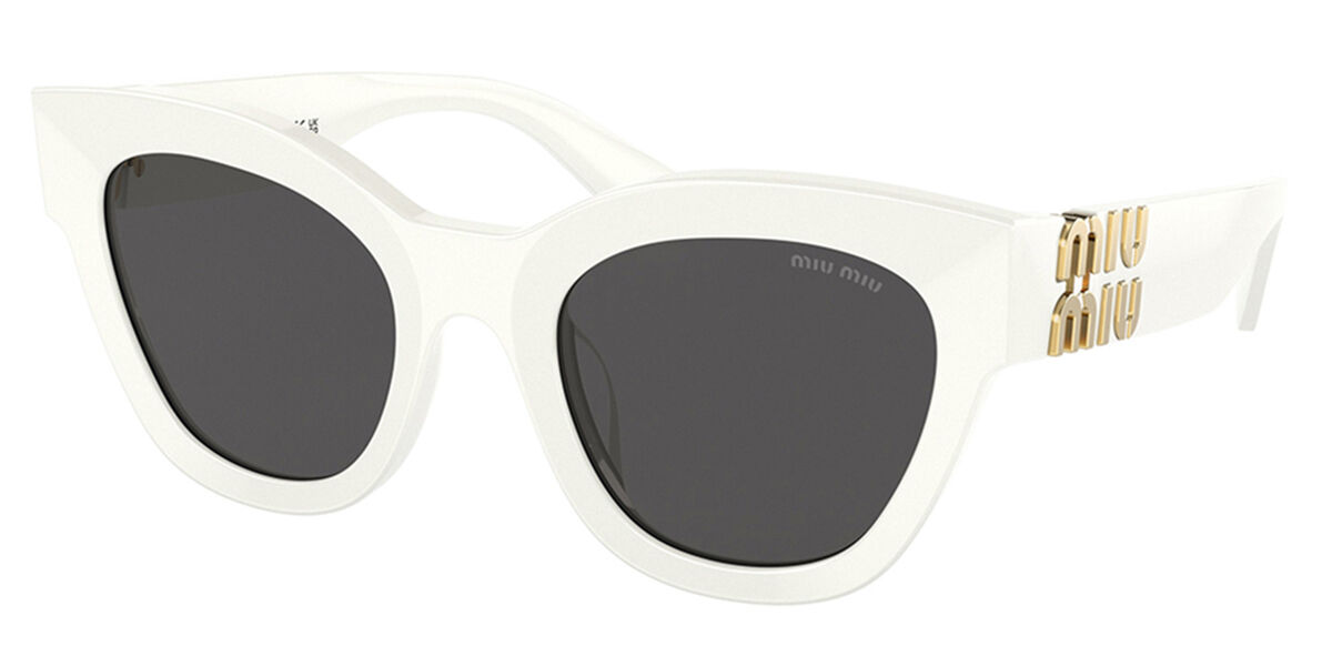 Image of Miu Miu MU01YS 1425S0 Óculos de Sol Brancos Feminino BRLPT