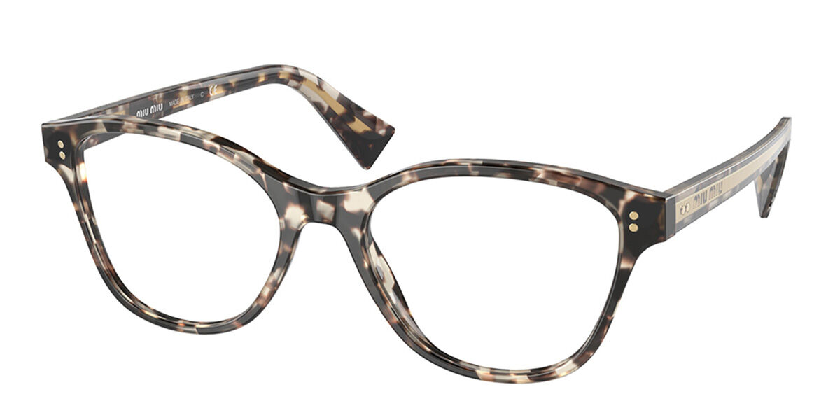 Image of Miu Miu MU02UVA Asian Fit UAO1O1 Óculos de Grau Tortoiseshell Feminino PRT