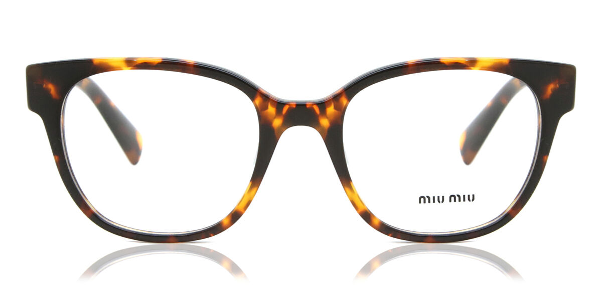 Image of Miu Miu MU02VV VAU1O1 54 Tortoiseshell Damskie Okulary Korekcyjne PL