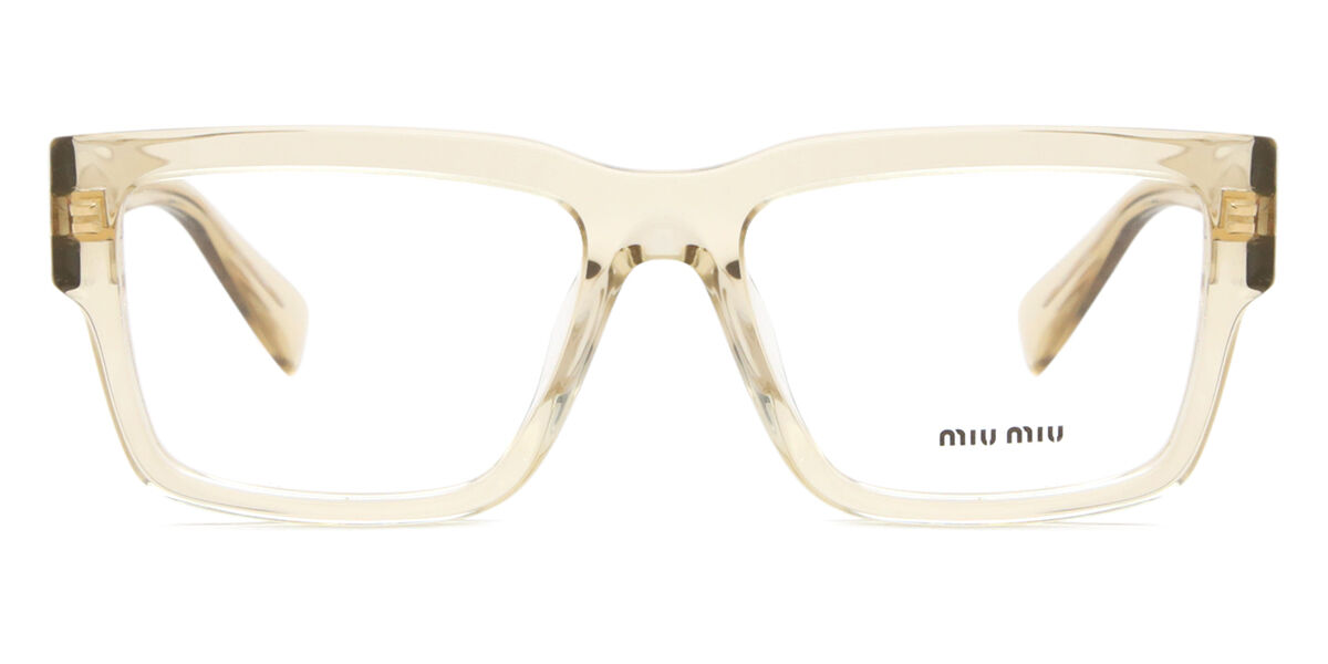 Image of Miu Miu MU02XV 11T1O1 Óculos de Grau Marrons Feminino PRT