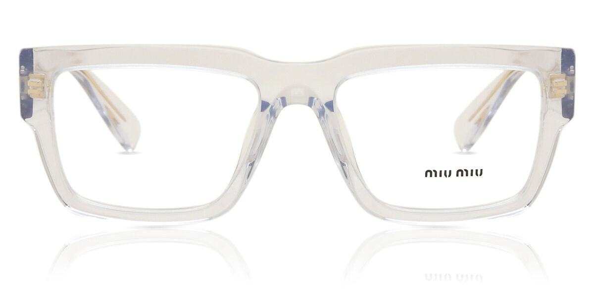 Image of Miu Miu MU02XV 2AZ1O1 Óculos de Grau Transparentes Feminino BRLPT