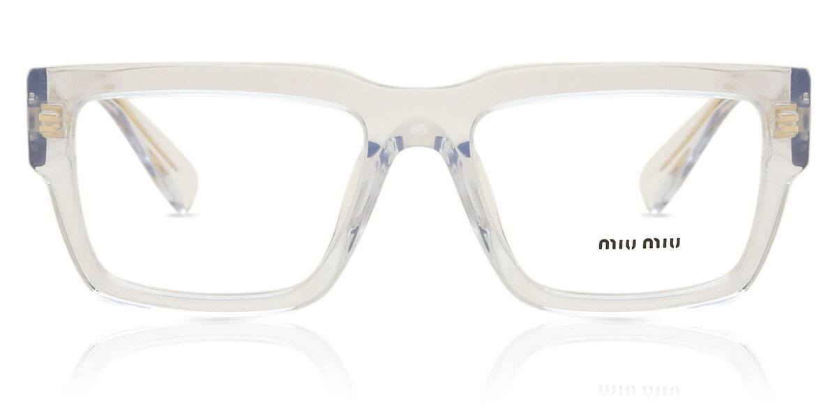 Image of Miu Miu MU02XV 2AZ1O1 Óculos de Grau Transparentes Feminino PRT
