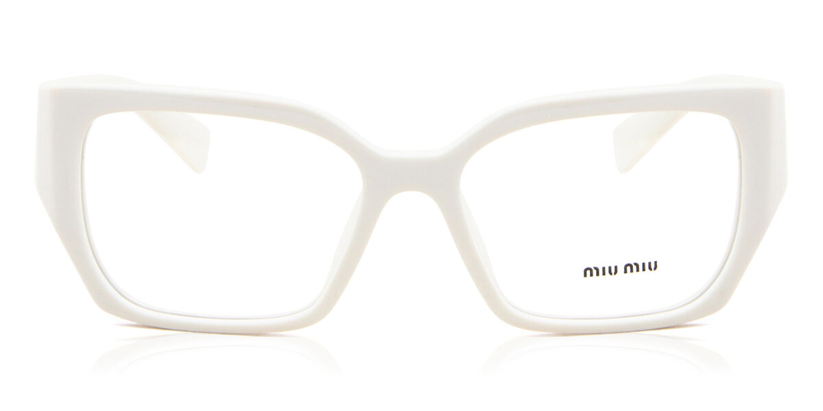 Image of Miu Miu MU03VV 1421O1 Óculos de Grau Brancos Feminino PRT