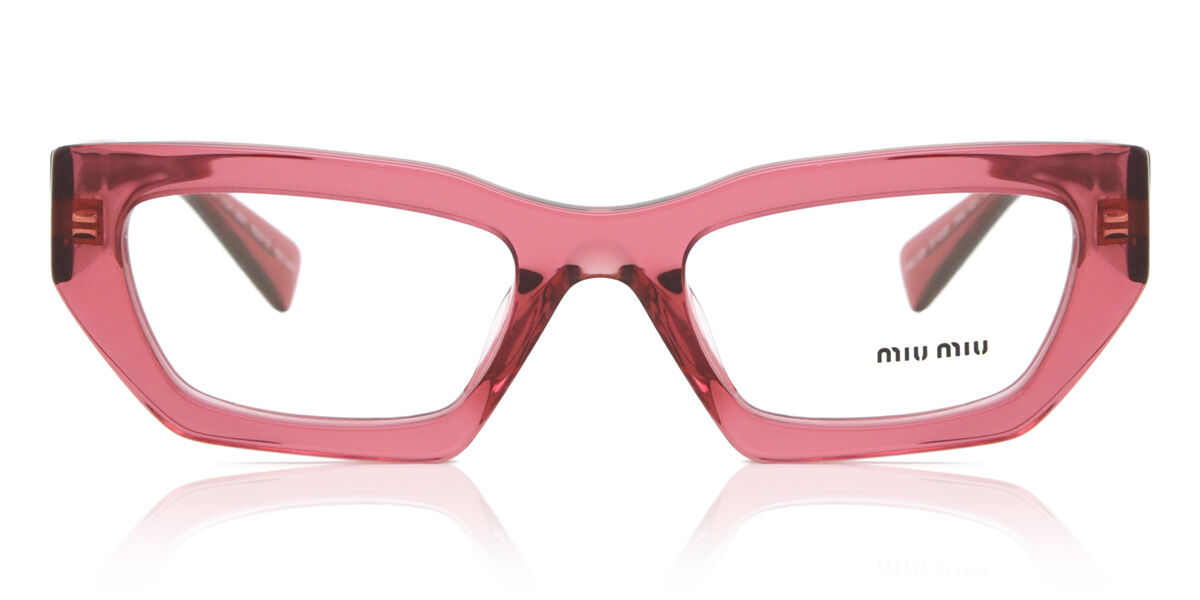 Image of Miu Miu MU03XV 15Q1O1 Óculos de Grau Transparentes Feminino PRT