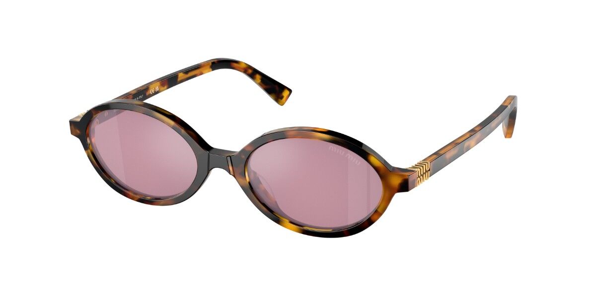 Image of Miu Miu MU04ZS VAU50D 50 Lunettes De Soleil Femme Tortoiseshell FR