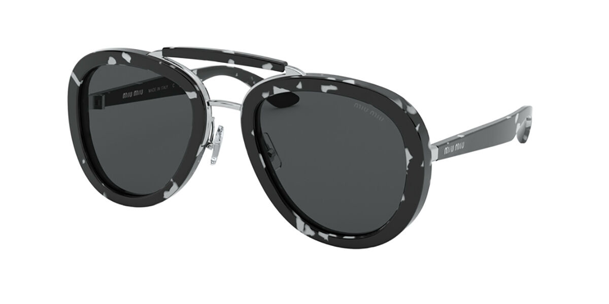 Image of Miu Miu MU05VS PC75S0 Óculos de Sol Tortoiseshell Feminino BRLPT