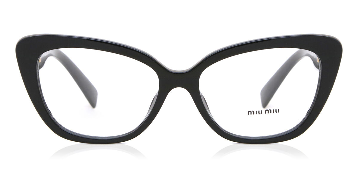Image of Miu Miu MU05VV 1AB1O1 Óculos de Grau Pretos Feminino BRLPT