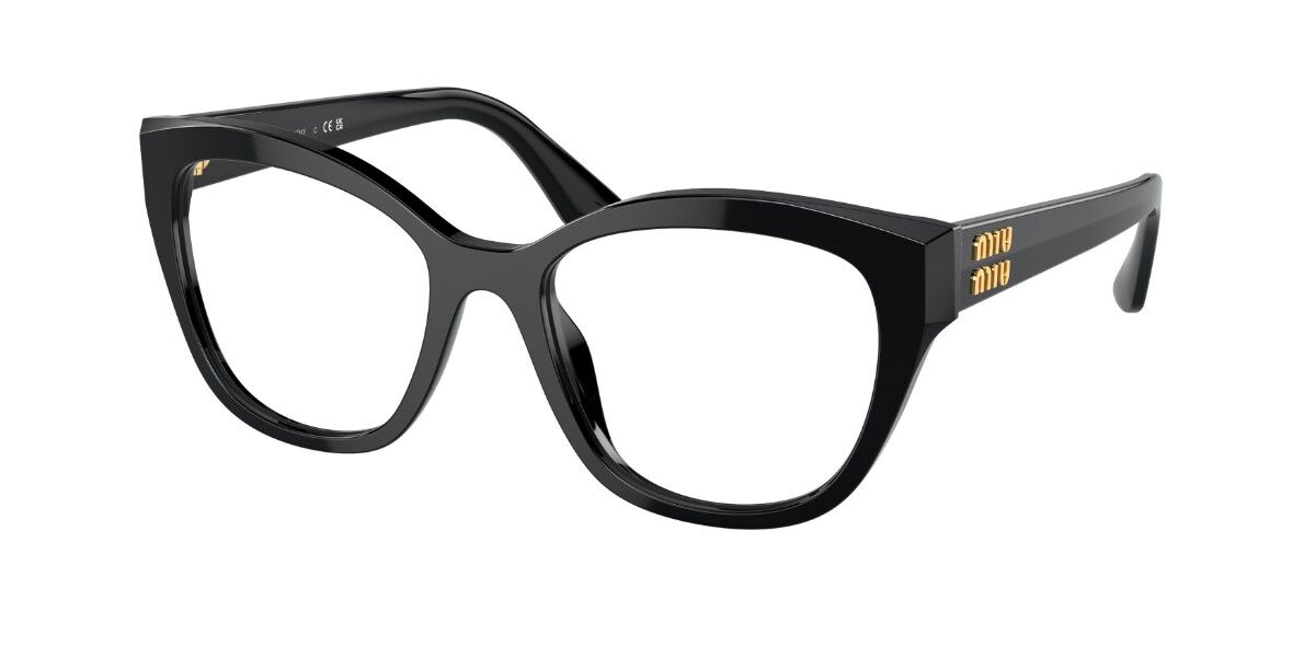 Image of Miu Miu MU05XV 1AB1O1 Gafas Recetadas para Mujer Negras ESP