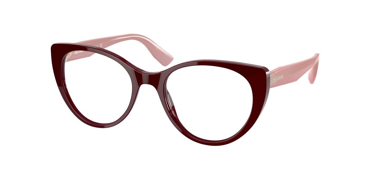 Image of Miu Miu MU06TV USH1O1 Gafas Recetadas para Mujer Borgoña ESP