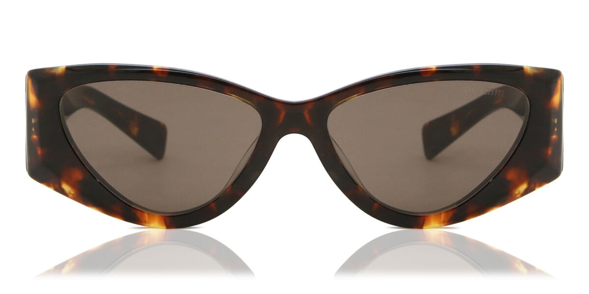 Image of Miu Miu MU06YS VAU06B 54 Lunettes De Soleil Femme Tortoiseshell FR