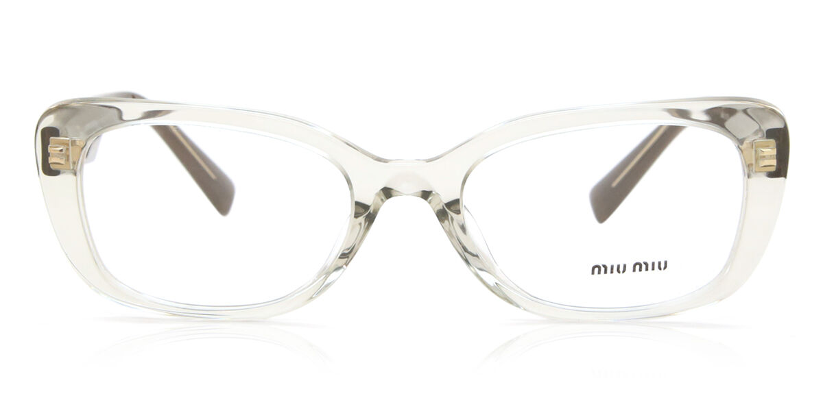 Image of Miu Miu MU07VV 13M1O1 Óculos de Grau Verdes Feminino PRT