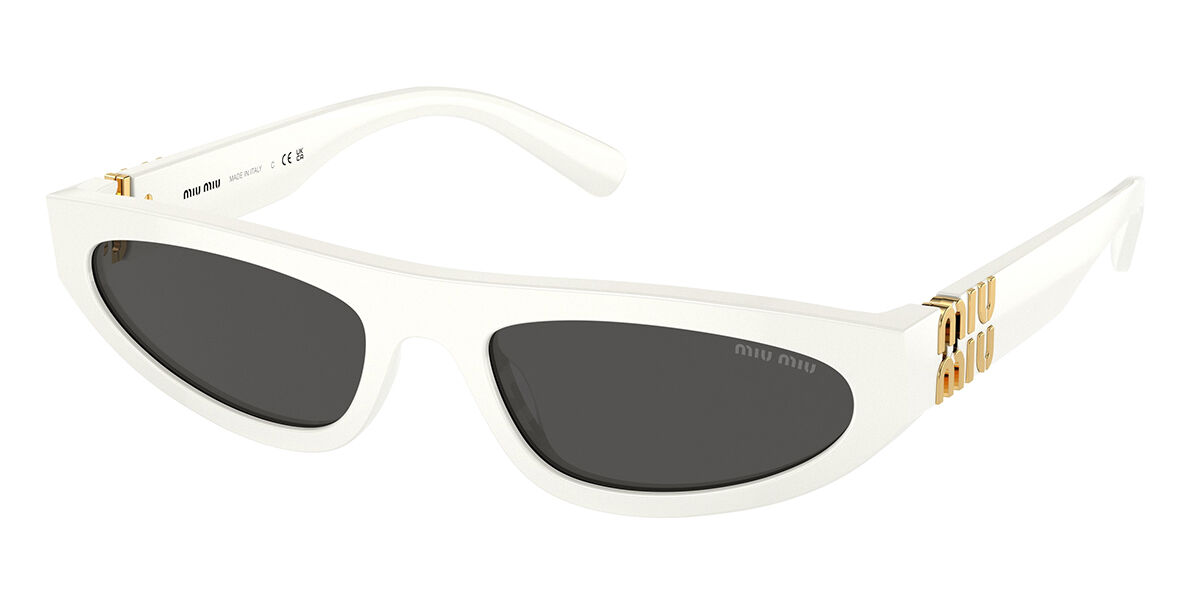 Image of Miu Miu MU07ZS 1425S0 Gafas de Sol para Mujer Blancas ESP