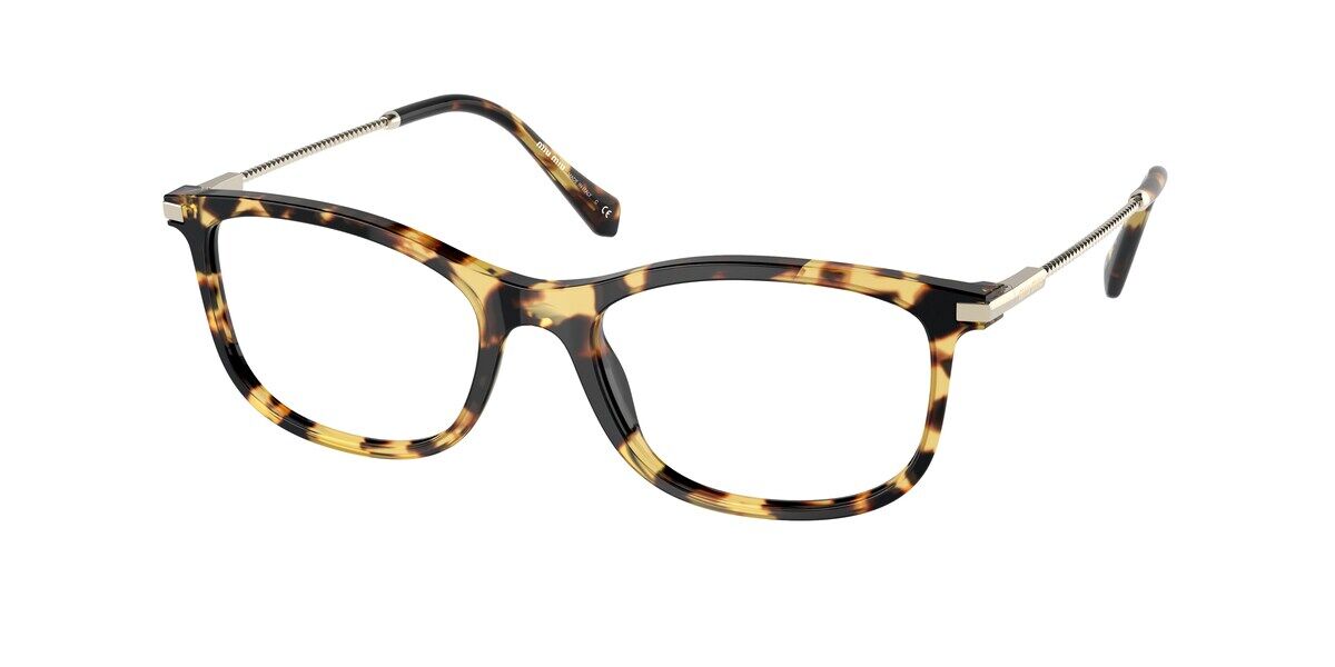 Image of Miu Miu MU09TV 7S01O1 Óculos de Grau Tortoiseshell Feminino BRLPT