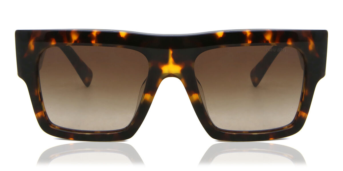 Image of Miu Miu MU10WS VAU6S1 Óculos de Sol Tortoiseshell Feminino PRT