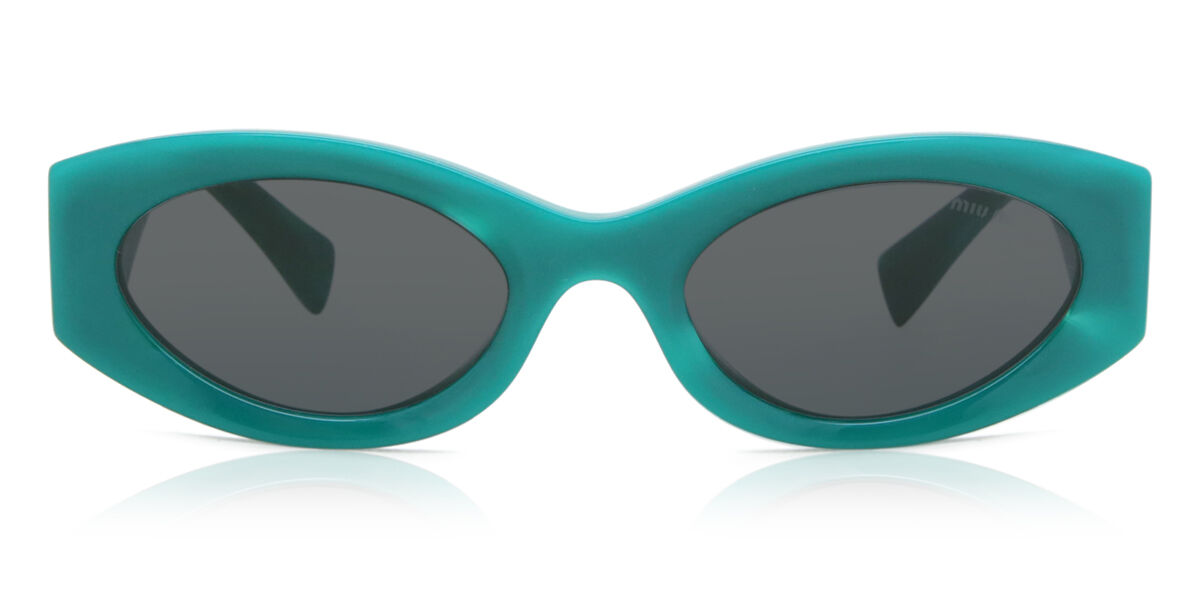 Image of Miu Miu MU11WS 15H5S0 Óculos de Sol Verdes Feminino BRLPT
