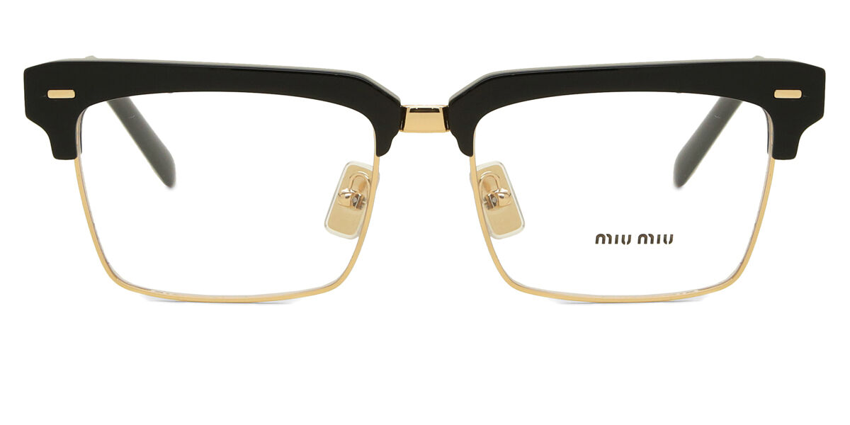 Image of Miu Miu MU11XV 16K1O1 54 Zlote Damskie Okulary Korekcyjne PL